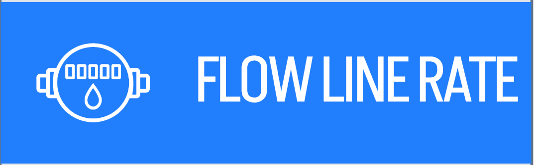 Flow Line Rate sidebar selection