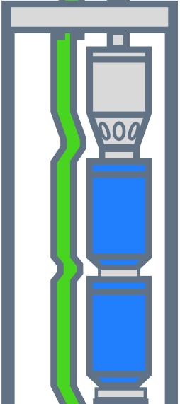 Seal downhole symbol