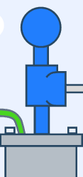 Choke wellhead symbol