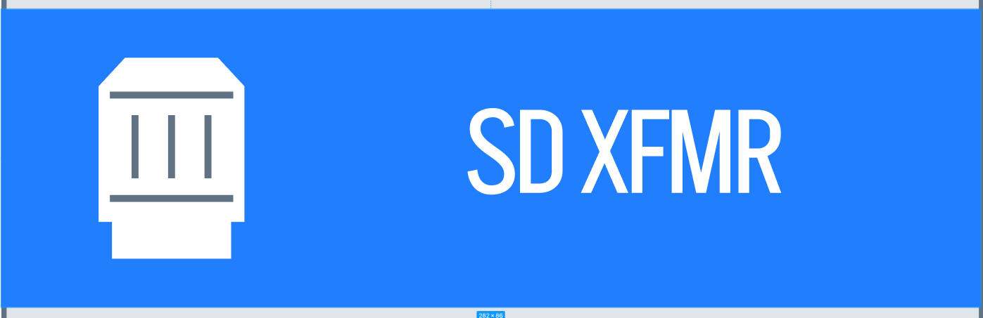 SD XFMR sidebar selection