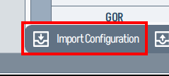 Import Configuration button