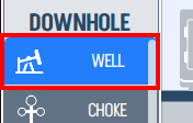 Components sidebar - tap a row to select that component
