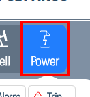 Power tab indicator