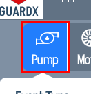 Pump tab indicator