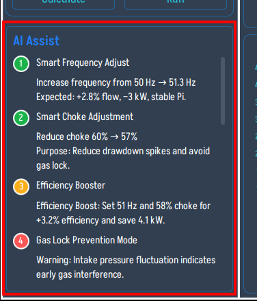 AI Assist on the results page