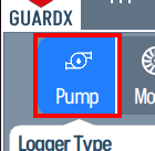 Pump tab indicator